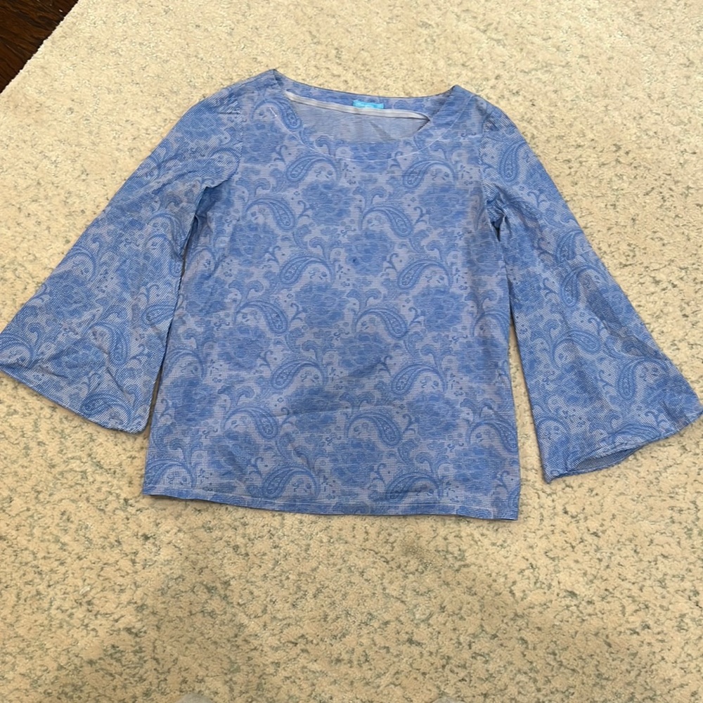 JMcLaughlin bell sleeve size XS shirt.